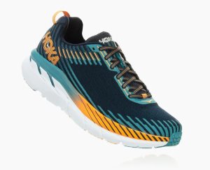 Adidasi Alergare Hoka One One Clifton 5 Barbati Negrii